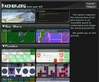 Hacker.org(The Hacker Community Online) Screenshot