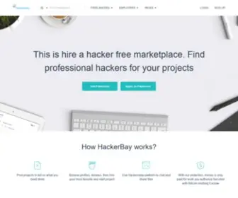 Hackersbay.net(Hackers for hire) Screenshot