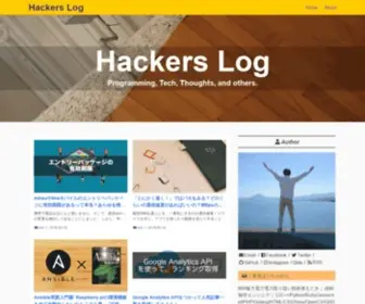 Hackerslog.net(Hackers Log) Screenshot