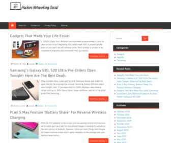 Hackersnetworkingsocial.com(Hackers Networking Social) Screenshot