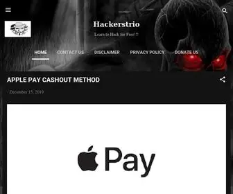 Hackerstrio.com(Hackerstrio) Screenshot