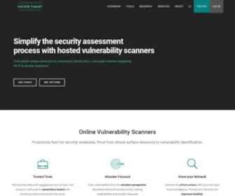 Hackertarget.com(28 Online Vulnerability Scanners & Network Tools) Screenshot