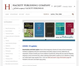 Hackettpublishing.com(Hackett Publishing) Screenshot