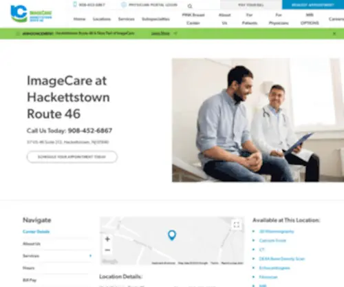 Hackettstownimaging.com(ImageCare Hackettstown) Screenshot