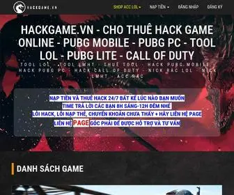 Hackgame.vn(Trang chủ) Screenshot