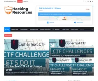 Hackingresources.com(HackingResrources) Screenshot