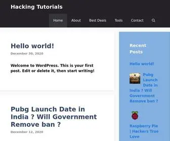 Hackingtutorials.in(Learn Hacking Free) Screenshot