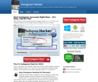 Hackinstagrampasswords.com(Hack Instagram Accounts Right Now) Screenshot