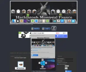 Hackintosh-Montreal.com(HACKINTOSH MONTREAL & FRANCE) Screenshot