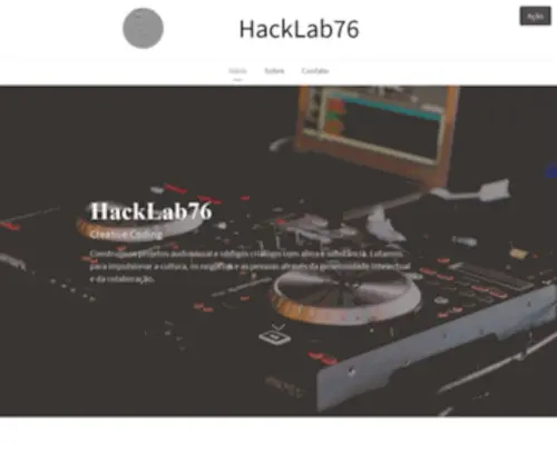 Hacklab76.com.br(Início) Screenshot