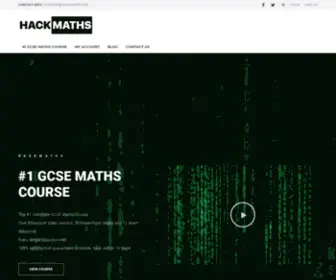 Hackmaths.com(Complete GCSE Maths Course) Screenshot