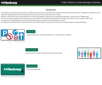 Hackneytraffweb.co.uk(Hackney Traffweb) Screenshot