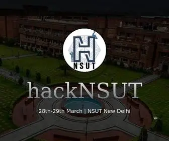 Hacknsut.com(HackNSUT 2020) Screenshot