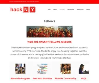 Hackny.org(Connecting students and startups in NYC) Screenshot