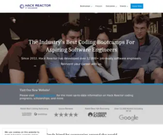 Hackreactor.com(Coding Bootcamps & Software Engineering Courses) Screenshot