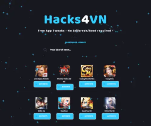 Hacks4VN.com(Redirecting) Screenshot