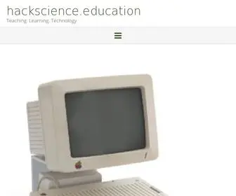 Hackscience.net(Teaching) Screenshot