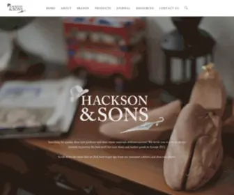 Hacksonandsons.com(Hackson & Son) Screenshot