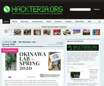 Hackteria.org(Hackteria) Screenshot