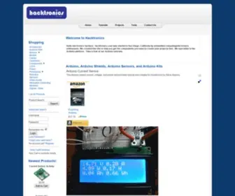 Hacktronics.com(Arduino) Screenshot