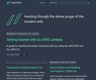 Hackwild.com(Hacking through the Dense Jungle of Modern Development) Screenshot