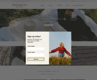 Hackwithdesignhouse.com(The Best in Ethical Fashion) Screenshot
