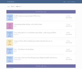 Hacky.news(Hacky news) Screenshot