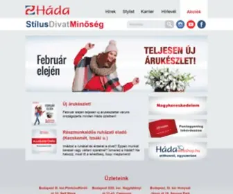 Hada.hu(Főoldal) Screenshot