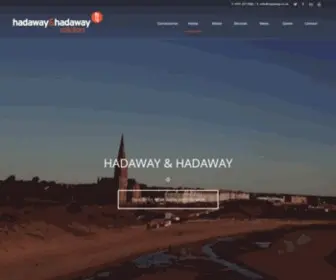 Hadaway.co.uk(Solicitors North East) Screenshot