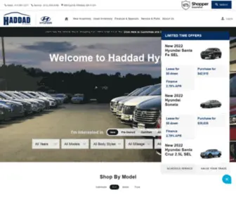 Haddadhyundai.com(Haddadhyundai) Screenshot