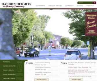 Haddonhts.com(Haddon Heights) Screenshot