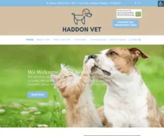 Haddonvetclinic.com(Veterinarian in Haddon Heights) Screenshot