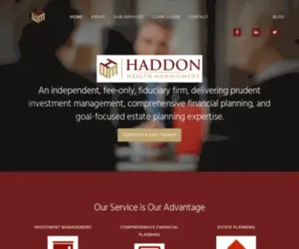 HaddonwealthmGT.com(Haddon Wealth Management) Screenshot