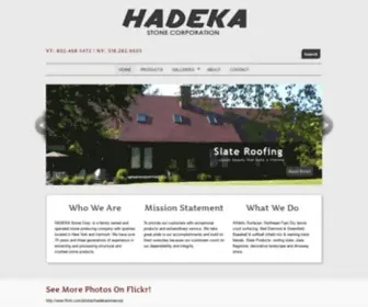 Hadekastone.com(Hadeka Stone Corporation) Screenshot