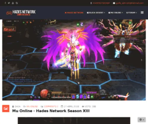 Hades-Network.com(Hades Network) Screenshot