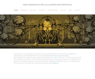 Hadifarahani.com(HADI FARAHANI ARTIST & ILLUSTRATOR) Screenshot