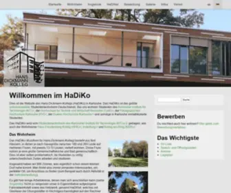Hadiko.de(Hans-Dickmann-Kolleg (HaDiKo)) Screenshot