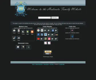 Hadinata.net(Hadinata Family Website) Screenshot