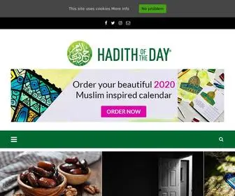 Hadithoftheday.com(The official HOTD website) Screenshot