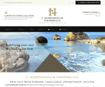 Hadjivangeli.com(Hadjivangeli & Partners LLC) Screenshot