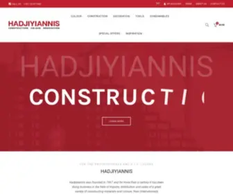 Hadjiyiannis.com.cy(Hadjiyiannis) Screenshot