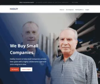 Hadleycapital.com(Hadley Capital) Screenshot