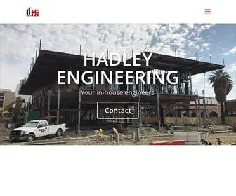 Hadleyengineering.com(Hadley Engineering) Screenshot