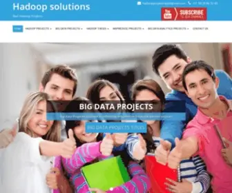 Hadoopproject.com(Hadoop solutions) Screenshot