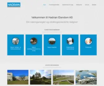 Hadrian.no(Hadrian Eiendom) Screenshot