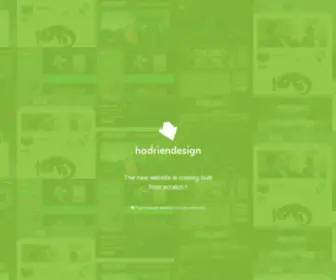 Hadriendesign.com(The new website) Screenshot