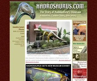 Hadrosaurus.com(Official Haddonfield Dinosaur Web Site) Screenshot