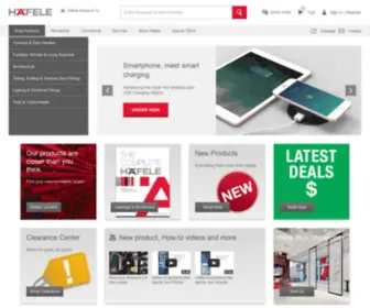 Haefele.com(Furniture fittings) Screenshot