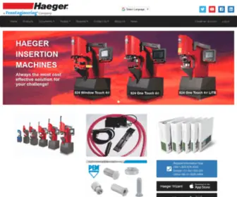 Haeger.com(Haeger Inc) Screenshot