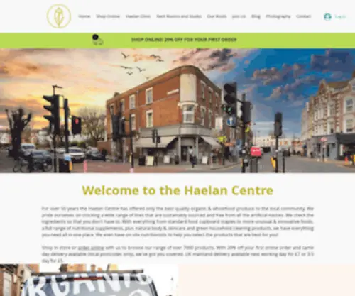 Haelan.co.uk(Haelan Centre) Screenshot